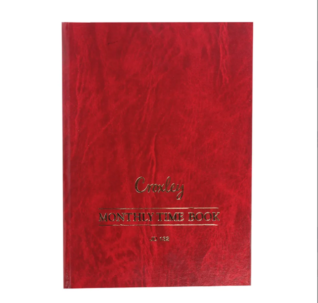 Croxley - Monthly Time Register Printed A4 95 pages JD132