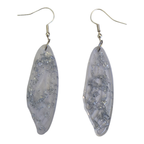 Handmade Resin Crystal Earrings - Artisan Crafted