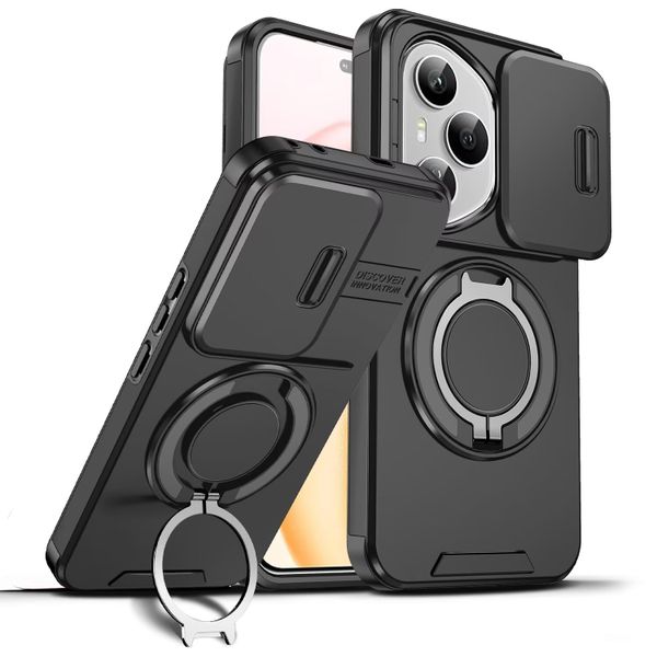Shockproof Case with Rotate Ring Holder Compatible with Honor 400 Lite 5G