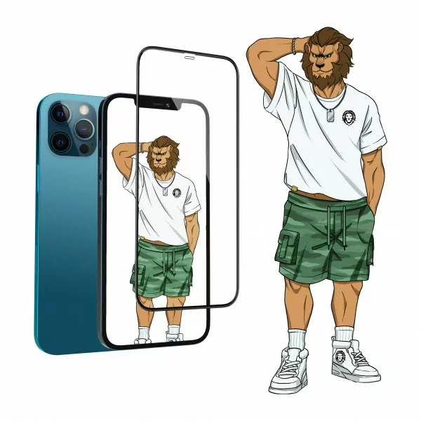 Green Lion 3D Silicone HD Glass Screen Protector for iPhone 12 / 12 Pro