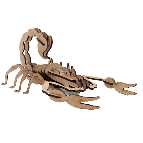 Wow We - 3D Wooden Model Insects Scorpion