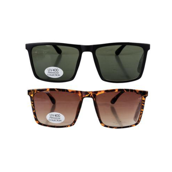 SD Sunglasses - Plastic Men's Sunglasses - Set of 2