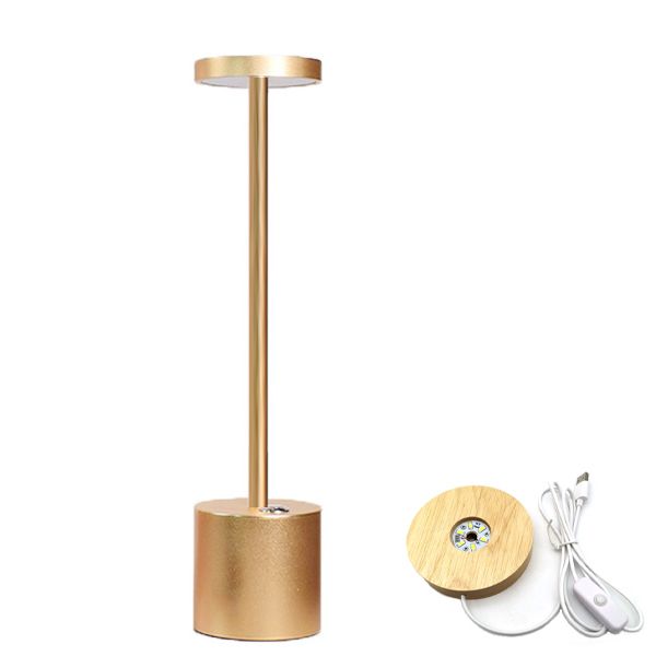 Cordless Table Lamp Rechargeable Portable Battery LED Desk Lamp