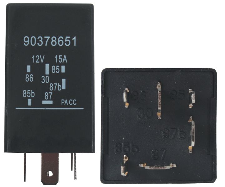 12 Volt, 15 Amp, 6 Pin Fuel Pump Relay for Opel Astra