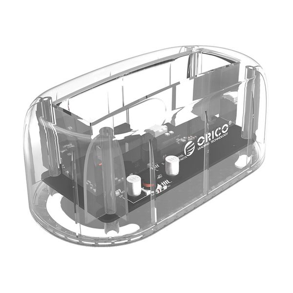 Orico 6139U3-SA-CR-PRO 2.5" / 3.5" USB3.0 HDD Dock Transparent