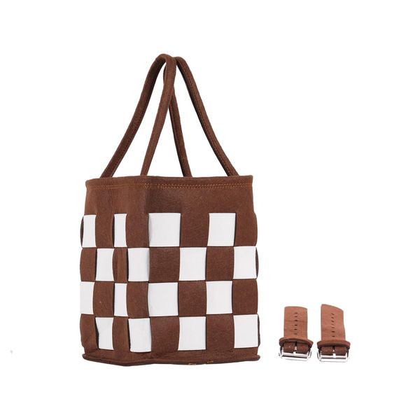 Felt Large Capacity Bike Basket Storage Bag