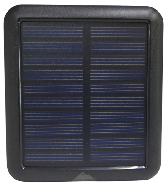10000mAh Mini Power Bank with solar panel accessory- Black