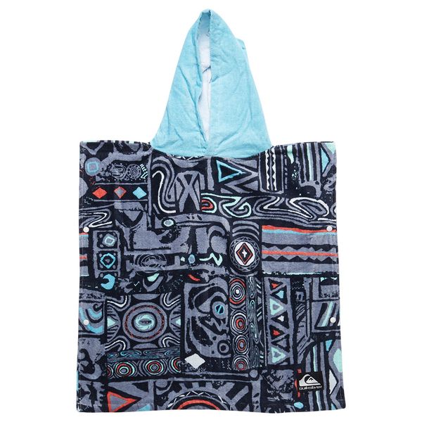 Quiksilver Pre-Boys Hoody Towel - Flint Stone
