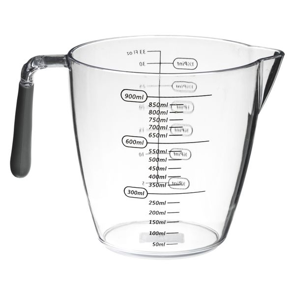 Plastic Measuring Jug with Handle 900ml