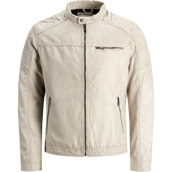 Jack and Jones - Men's Suede Jacket - String - Parallel Import