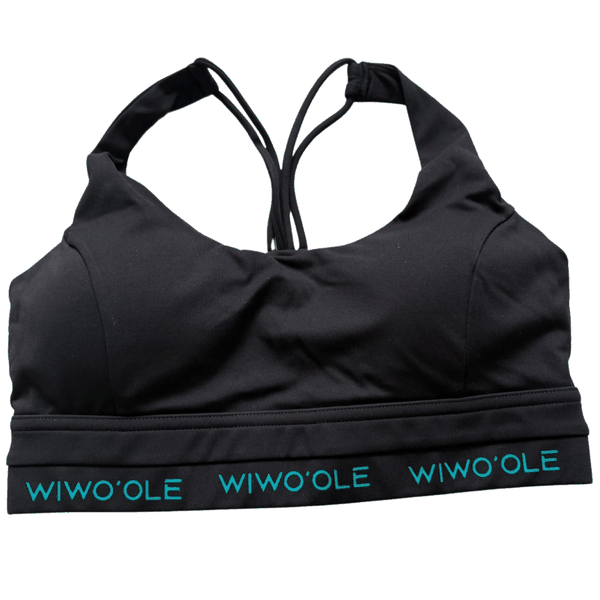 Women's Strappy Cross-Back Activewear Sports Bra with Clasp and Hook