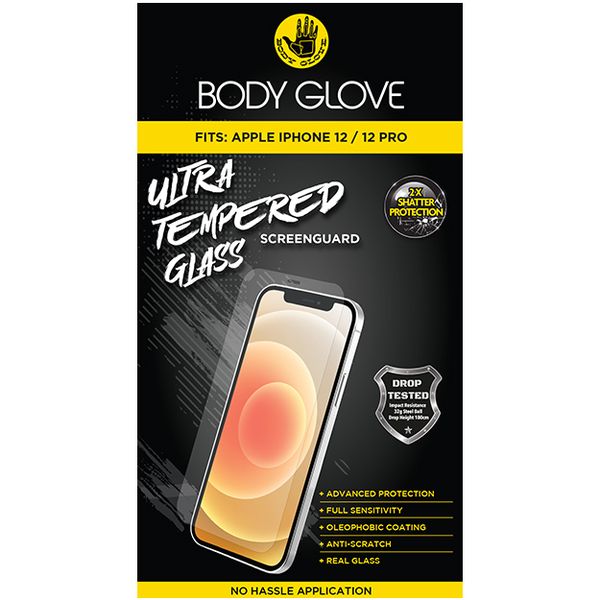Body Glove Ultra Tempered Screen Protector For iPhone 12 &amp; iPhone 12 PRO