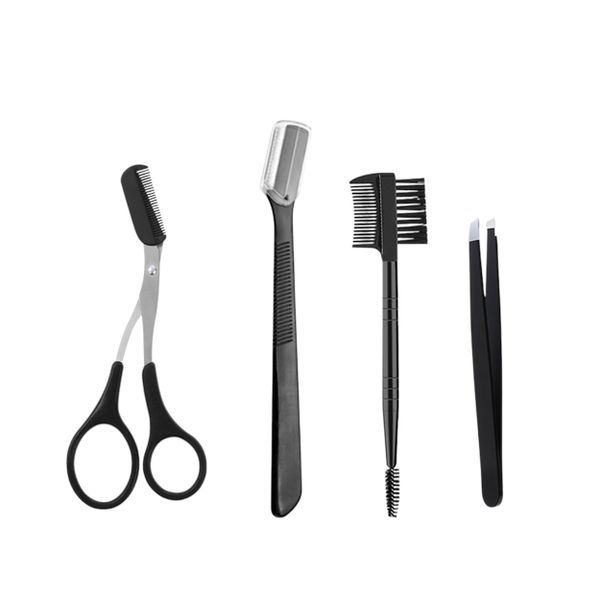 Eyebrow Grooming &amp; Shaping Kit of 4 - Black