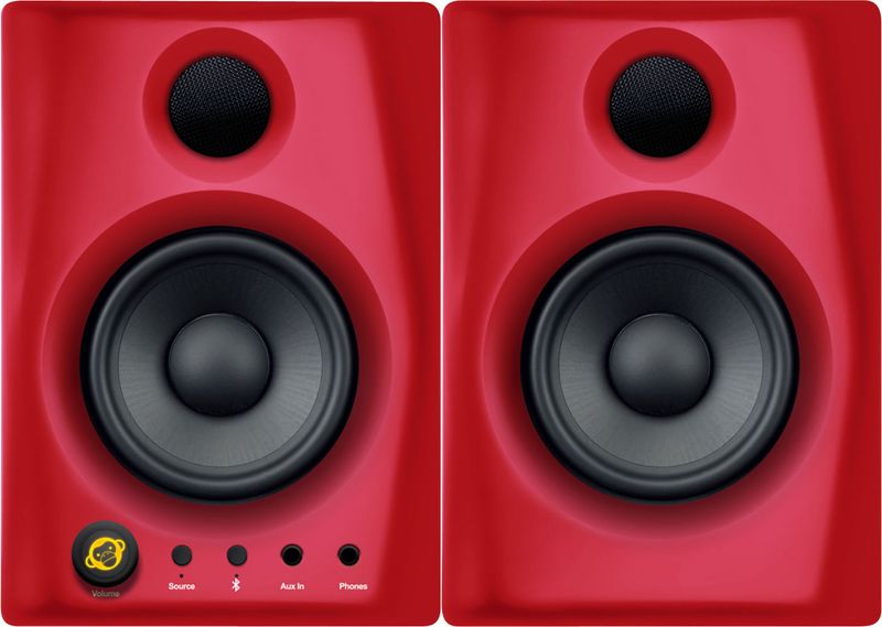 Monkey Banana Gibbon Air 4" Studio Monitors - RED (Per Pair)