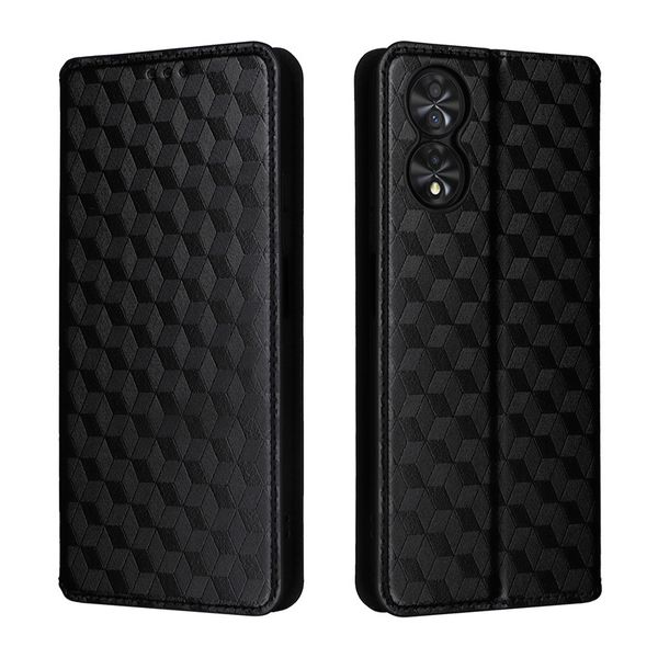Magnetic Buckle 3D Leather Case Compatible With TCL 40 NxtPaper
