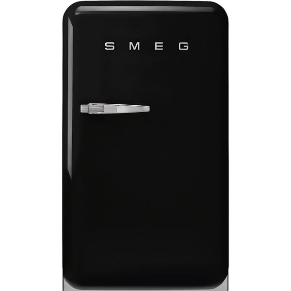 Smeg Fab10hrbl5 Black Retro Right Hinged Bar Fridge