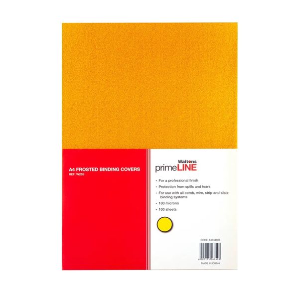 PrimeLine A4 180mic Frosted Stiple Finish Acetate Sheet x10