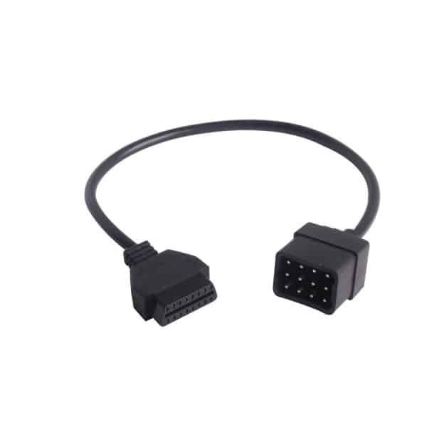 Renault 12 Pin To OBDII 16 Pin Connector