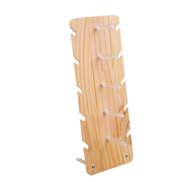 Creative Wooden Sunglasses Display Stand Organizer Rack Shelf - 4 Pairs