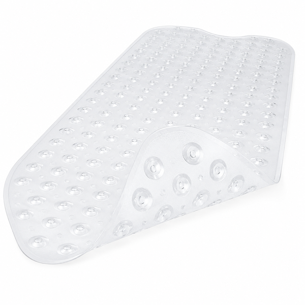 SKY-TOUCH Non-Slip Bath Tub Shower Mat,with Suction Cups and Drain Holes