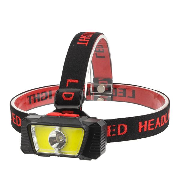 BrightTrail 350 Lumen Headlamp Flashlight - USB Rechargeable