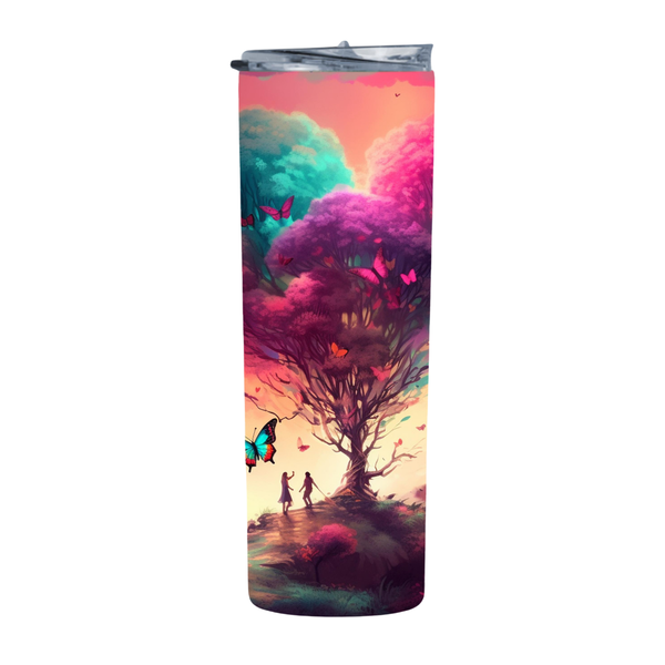Buterfly Design 58 20 Oz Straight Skinny Tumbler 224