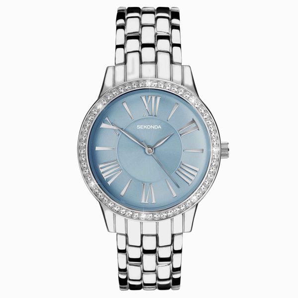 Sekonda Charlotte Ladies Watch Silver Blue