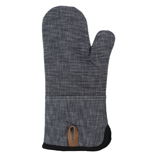 Regent Kitchen Silicone and Cotton Oven Glove Black