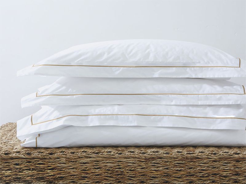 Premium Collection-Oxford Satin Stitch Pillow Cover - 30 Sets -300TC Luxury