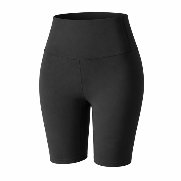 High-Elastic Yoga Pants High Waist Cropped - XL - Black
