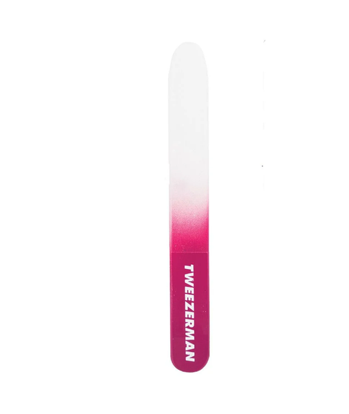 Tweezerman Mini Glass Nail File- Fuchsia
