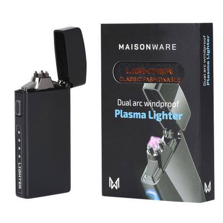 Maisonware Double Arc Plasma Electric Flameless USB Windproof Lighter | Buy Online South Africa takealot.com