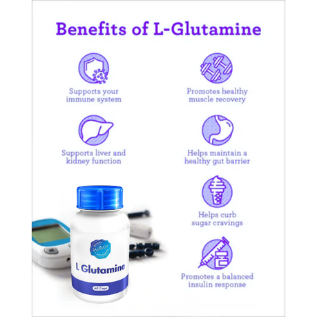 Holistix L Glutamine 500mg 60 Cap | Shop Today. Get it Tomorrow!