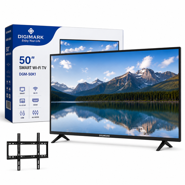 50 Inch Smart Wi-Fi TV FHD 1080p Android 12 HDMI USB