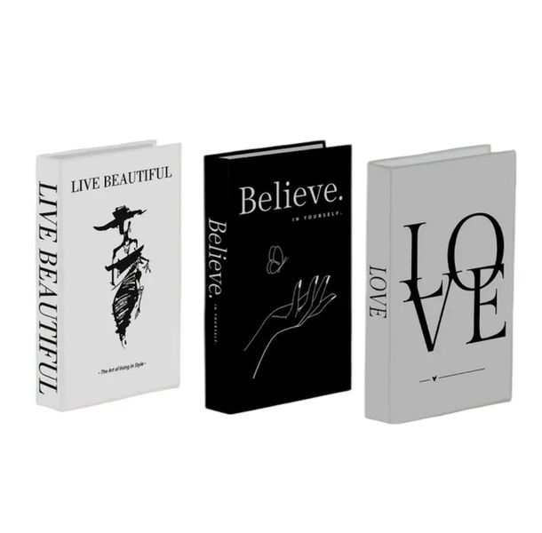 Believe &amp; Love Decorative Books - 3 Piece Set