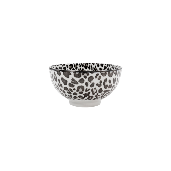 GALATEO - Jungle Sketch 16cm Leopard Cereal Bowl Set of 4