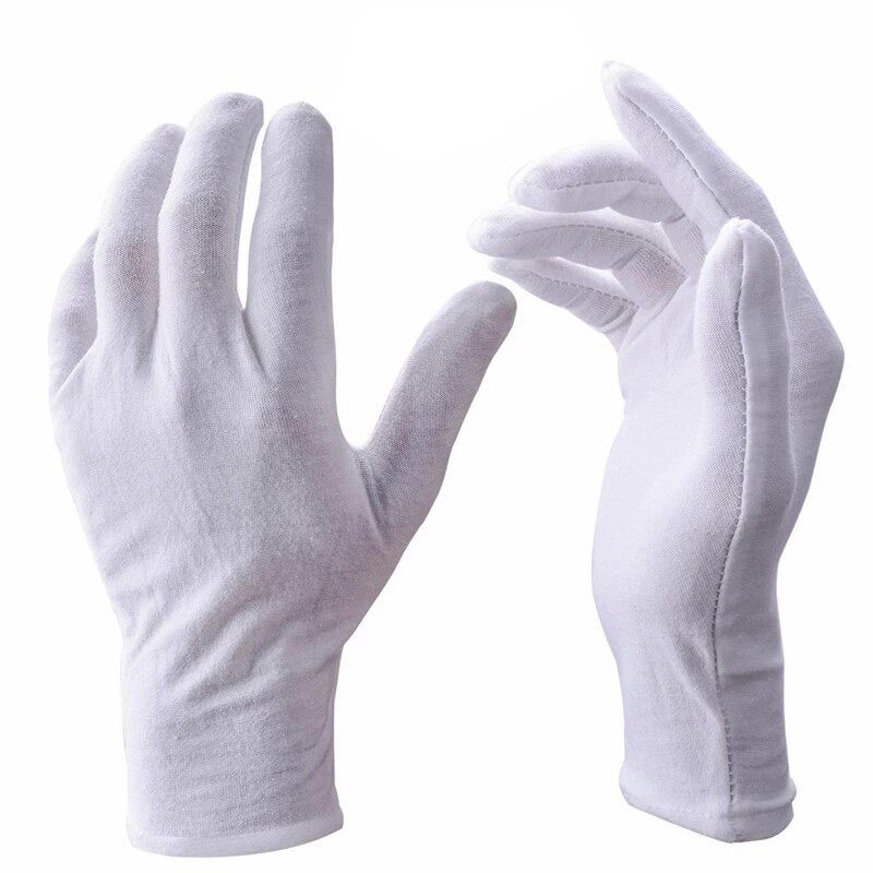 White Musical Performance Gloves