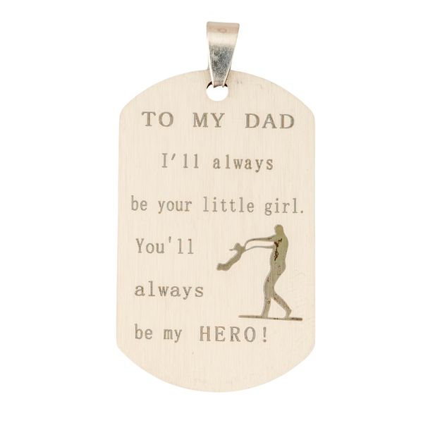 To My Dad Pendant
