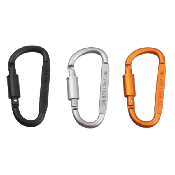 Camping Buckle Carabiner Clip Keychain Travelling Hook Set Of 3