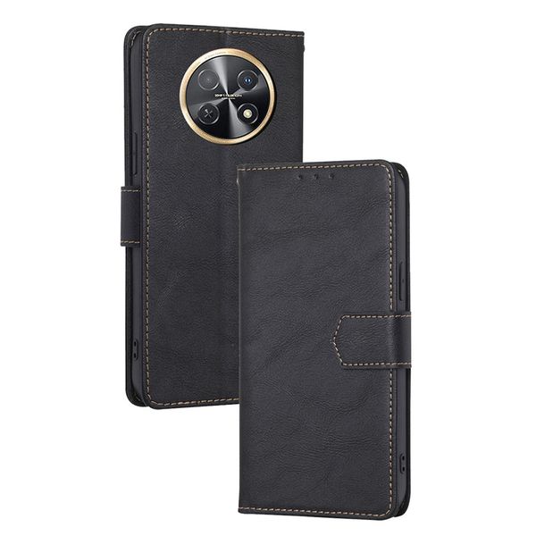 Magnetic Leather Wallet Flip Cover Case Compatible With Huawei Nova 14i