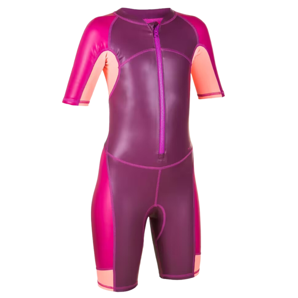 Nabaiji Kloupi Girls' Swim Shorty - Purple Pink