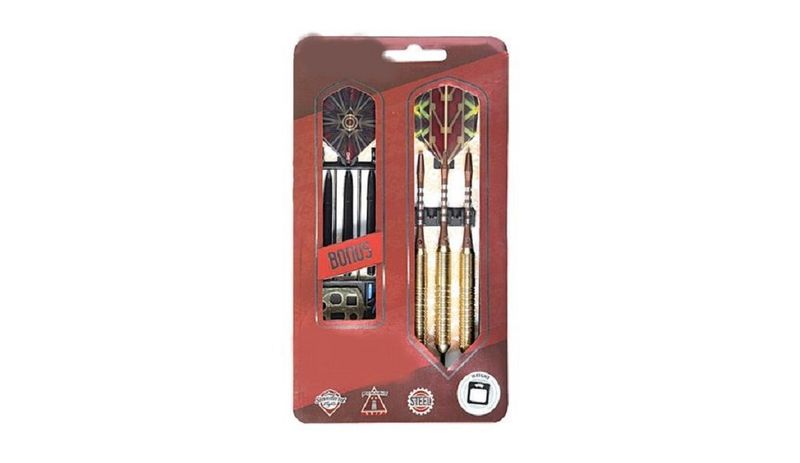 Steel Tip Dart Barrel- Gold&amp; Black