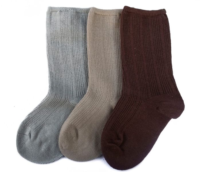 100% Lucury Cotton Baby Socks -3 Pack