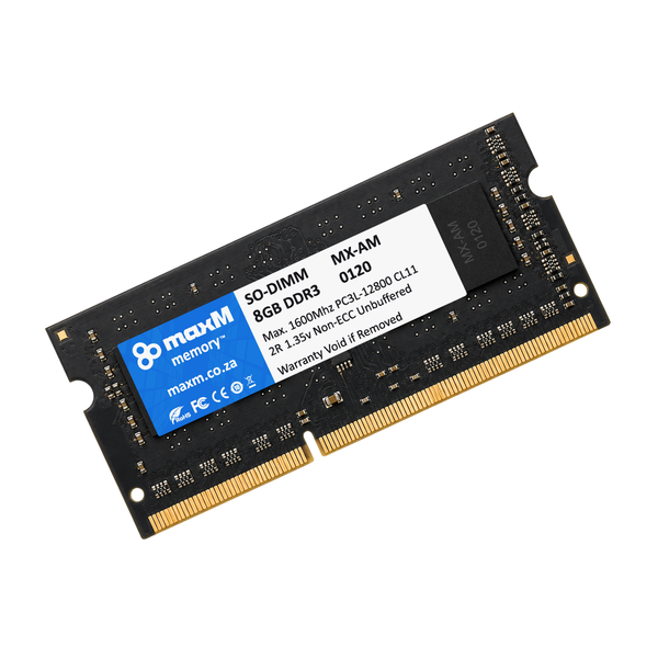 maxM 8GB DDR3L 1600Mhz So-Dimm Dual Rank Laptop Memory