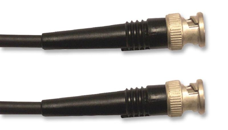Radiall (R284C0351008) Rf/Coaxial Cable Assembly, BNC to BNC, 5 m, Black