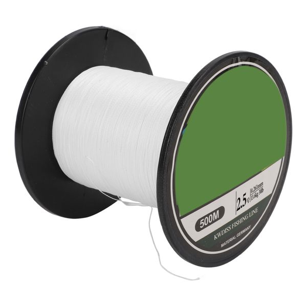 Braided Fishing Line 500m 4 Strand Saltwater Freshwater White
