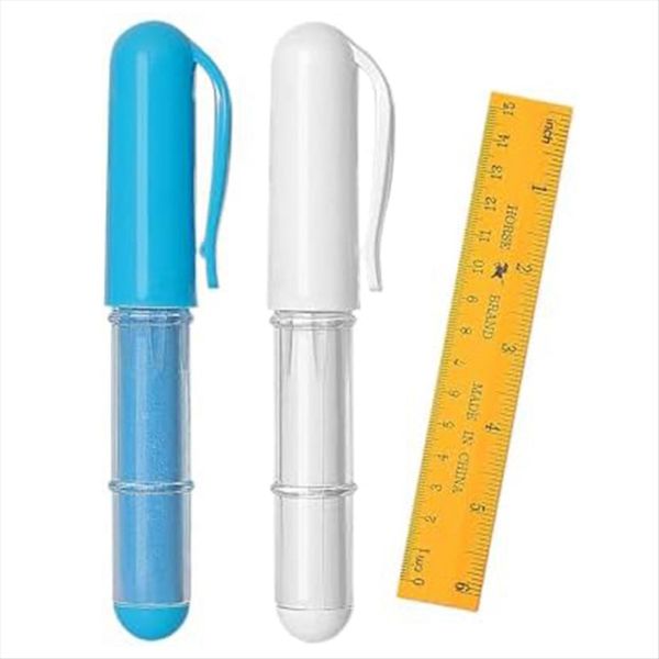 Fabric Chalk Markers For Sewing Quilting Crafting (2Pcs With 1 Ruler)