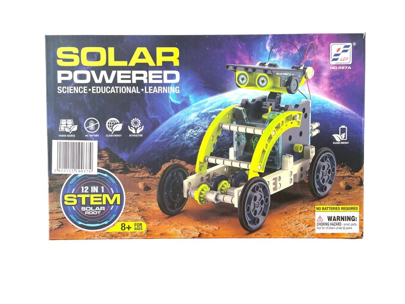 12 in 1 STEM Solar Powered Robot Kit