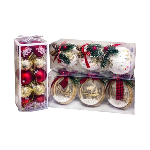 Holiday Bauble &amp; Hanging Décor Variety Pack (26 Pieces)