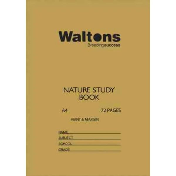 Soft Cover Nature Study A4 72 Pg Irish Ruled x 6